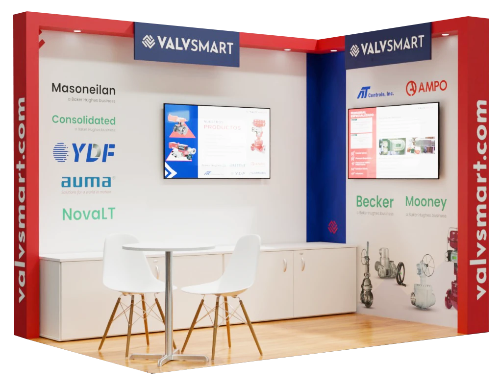Stand de ValvSmart en el 8 congreso mundial de mantenimiento y gestión de activos
